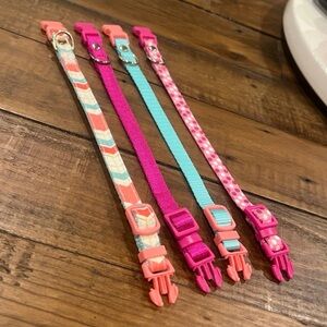 Bundle of 4 Youly Dog Collars Size XXS